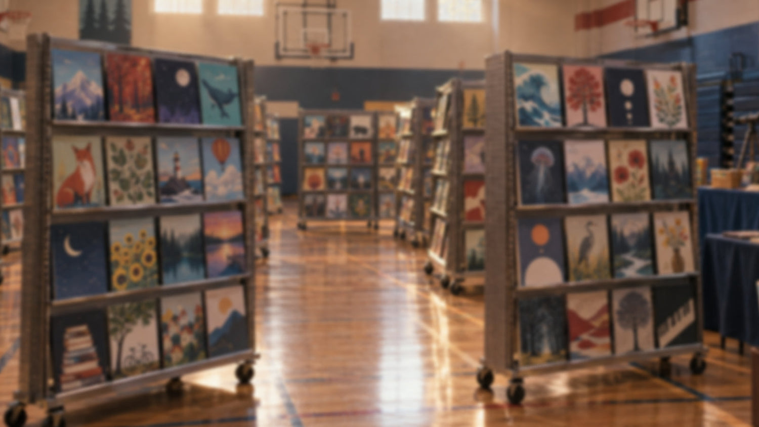 When the Gym Turned Into a Bookstore for One Week