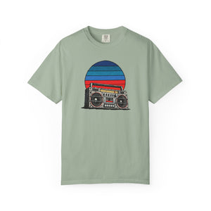 Sunset Sessions retro sunset graphic tee alternate colorway — The Rad Rewind