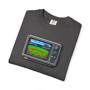 Game Day on the Tube tee flat lay multiple colorways — The Rad Rewind