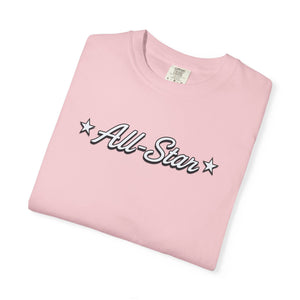 All-Star graphic tee close-up chest detail — The Rad Rewind