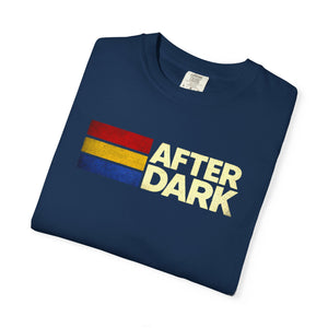 After Dark static tee male model alternate color — The Rad Rewind