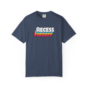 Recess retro playground tee close-up graphic — The Rad Rewind