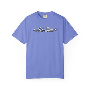 All-Star tee flat lay multiple colorways — The Rad Rewind