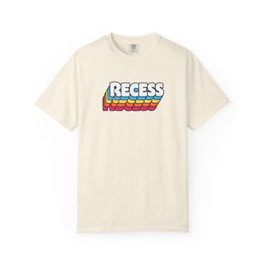 Recess tee male model alternate colorway — The Rad Rewind