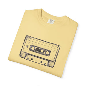 Mixed tape tee female model lifestyle — The Rad Rewind