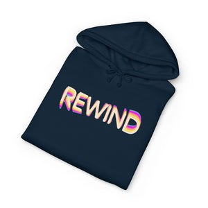 Navy Special Presentation Hoodie folded flat lay — The Rad Rewind
