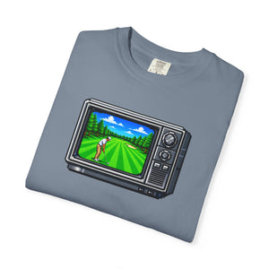 Fairway pixel golf tee folded third colorway — The Rad Rewind