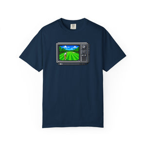 Fairway CRT golf tee second colorway front view on model — The Rad Rewind